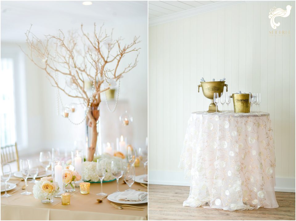 South Seas Wedding gold blush rose pink Set Free Photography Weddings by Socialites Kakes by Karen Floral Artistry