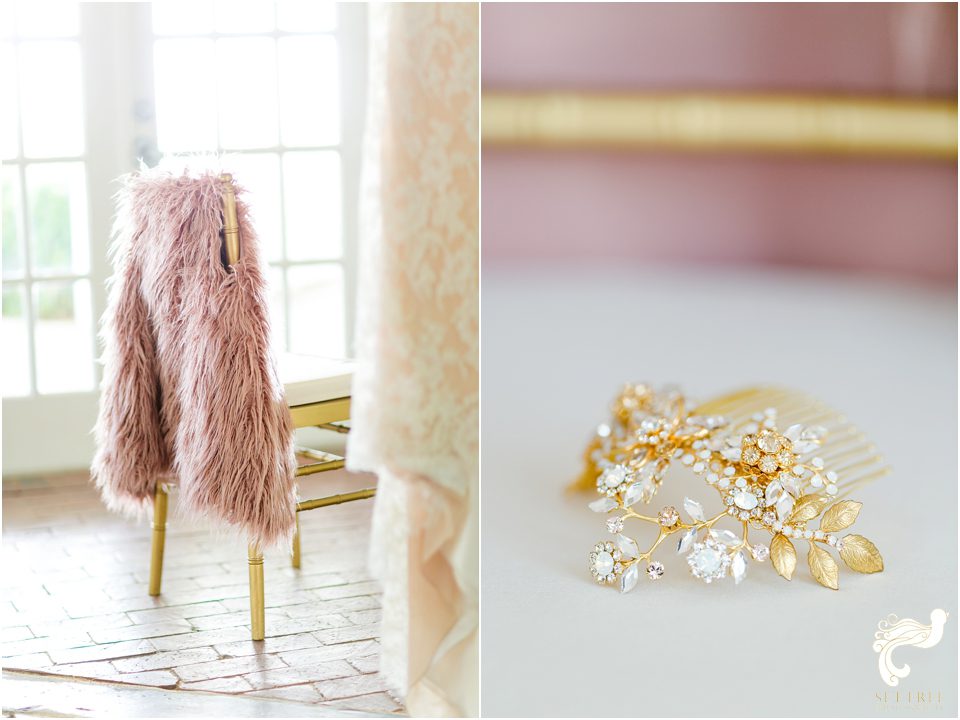 South Seas Wedding gold blush rose pink Set Free Photography Weddings by Socialites Kakes by Karen Floral Artistry