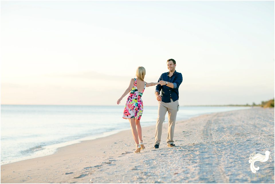 engagement session sanibel florida set free photography beach dog beach cruiser