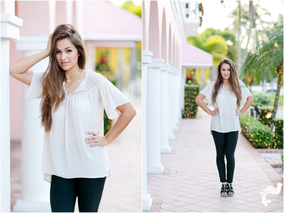 high school senior photography florida beach  naples fort myers 5th avenue