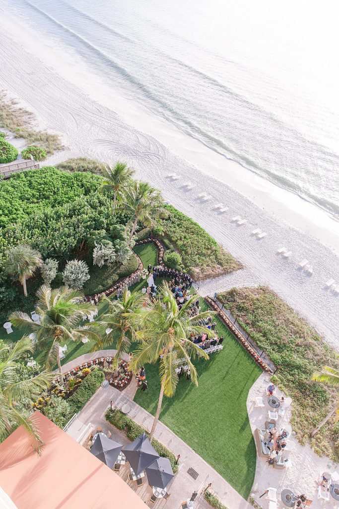 la playa Naples beach wedding set free photography