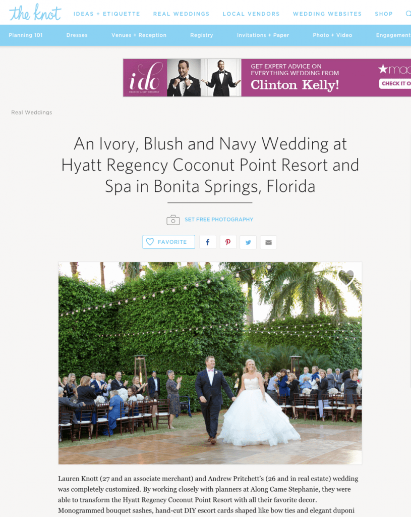 set free photography published on the knot florida wedding hyatt regency coconut point