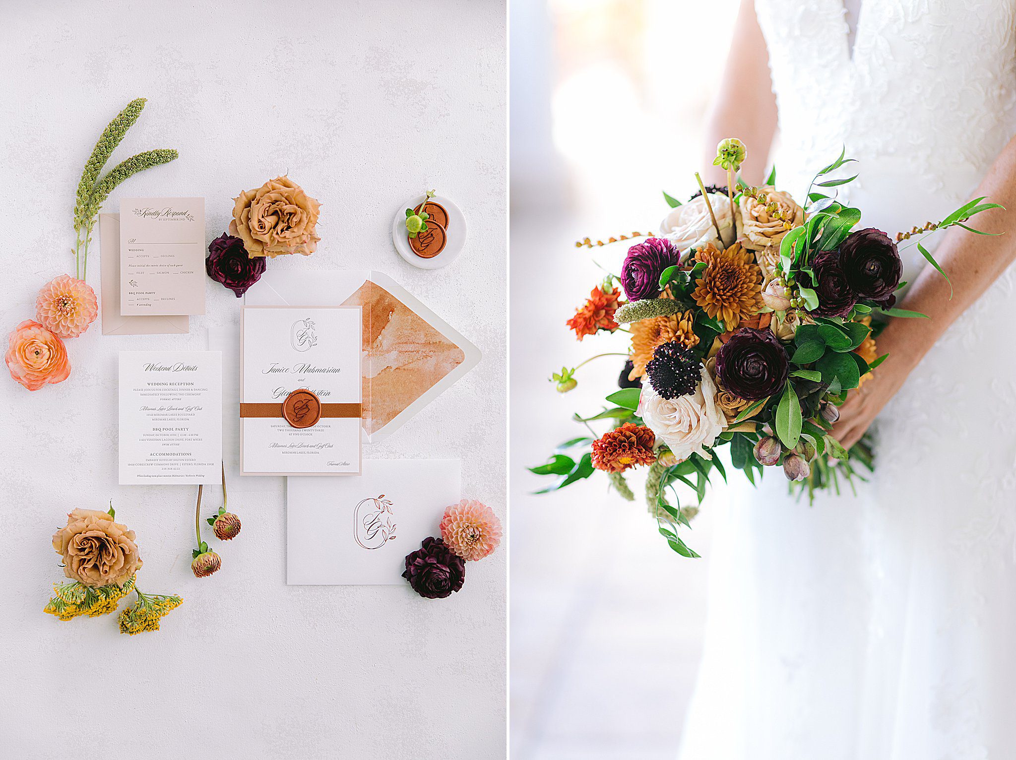 fall wedding set free photography naples florida