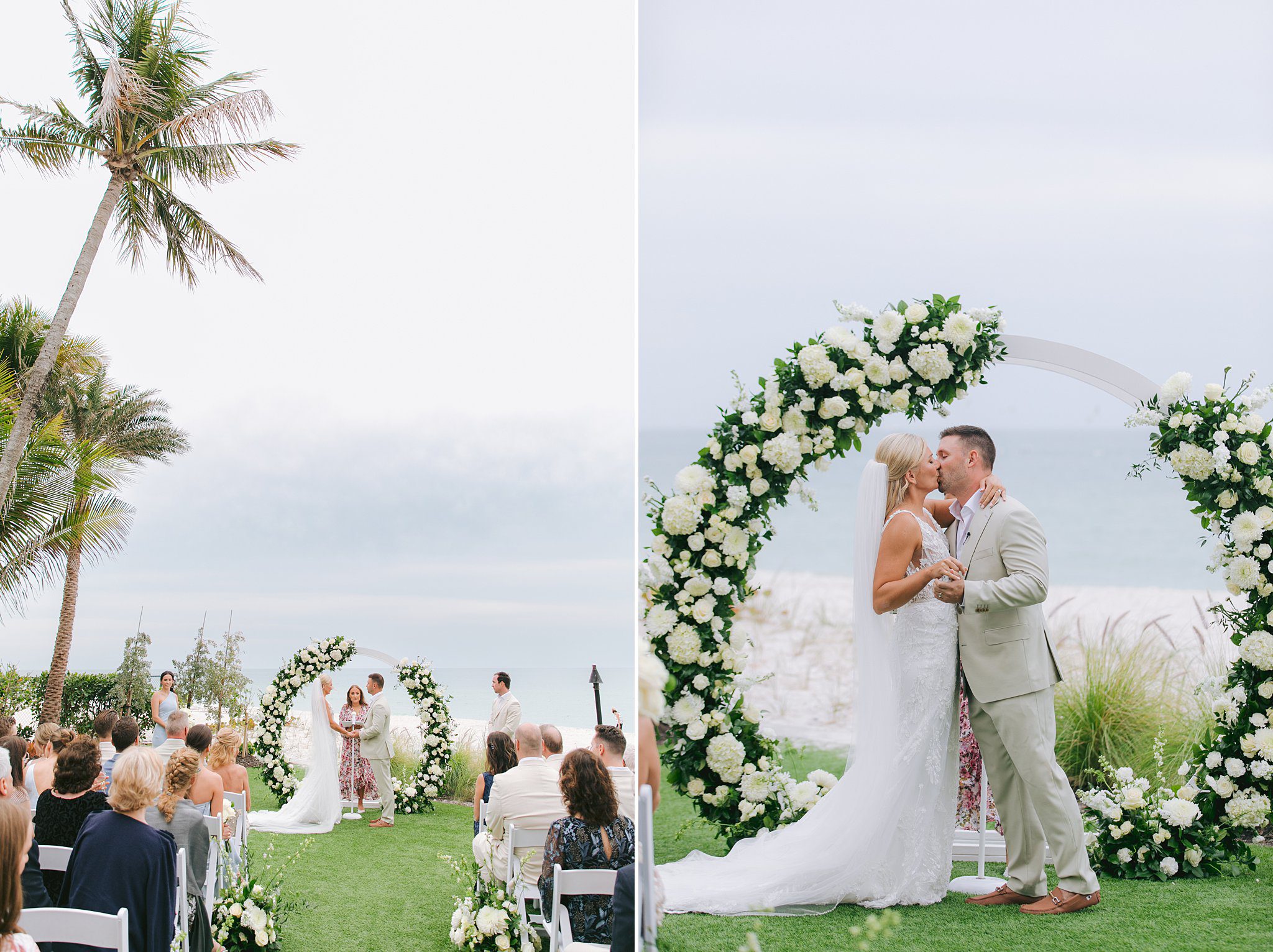 la playa Naples wedding set free photography
