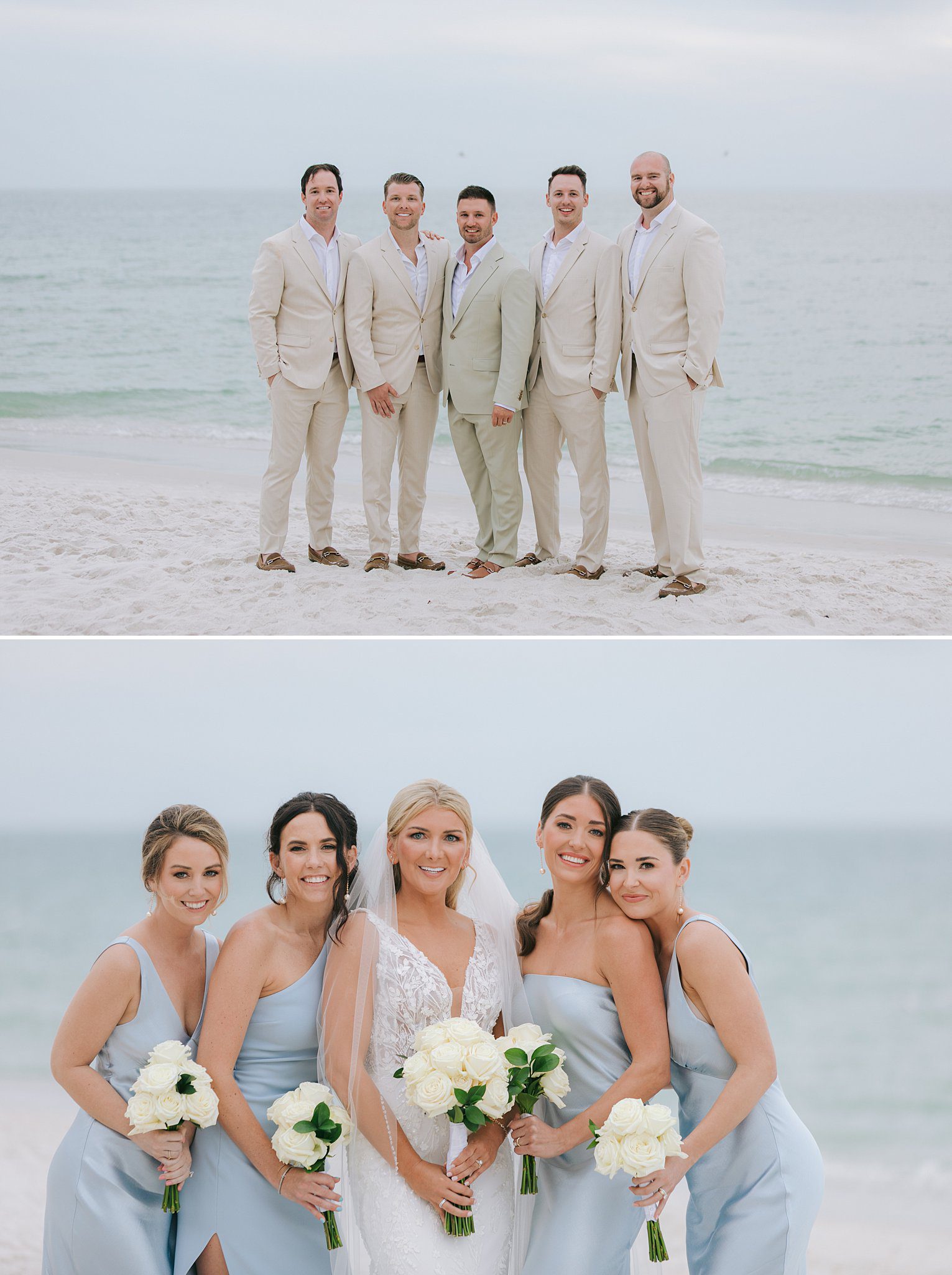 la playa Naples wedding set free photography