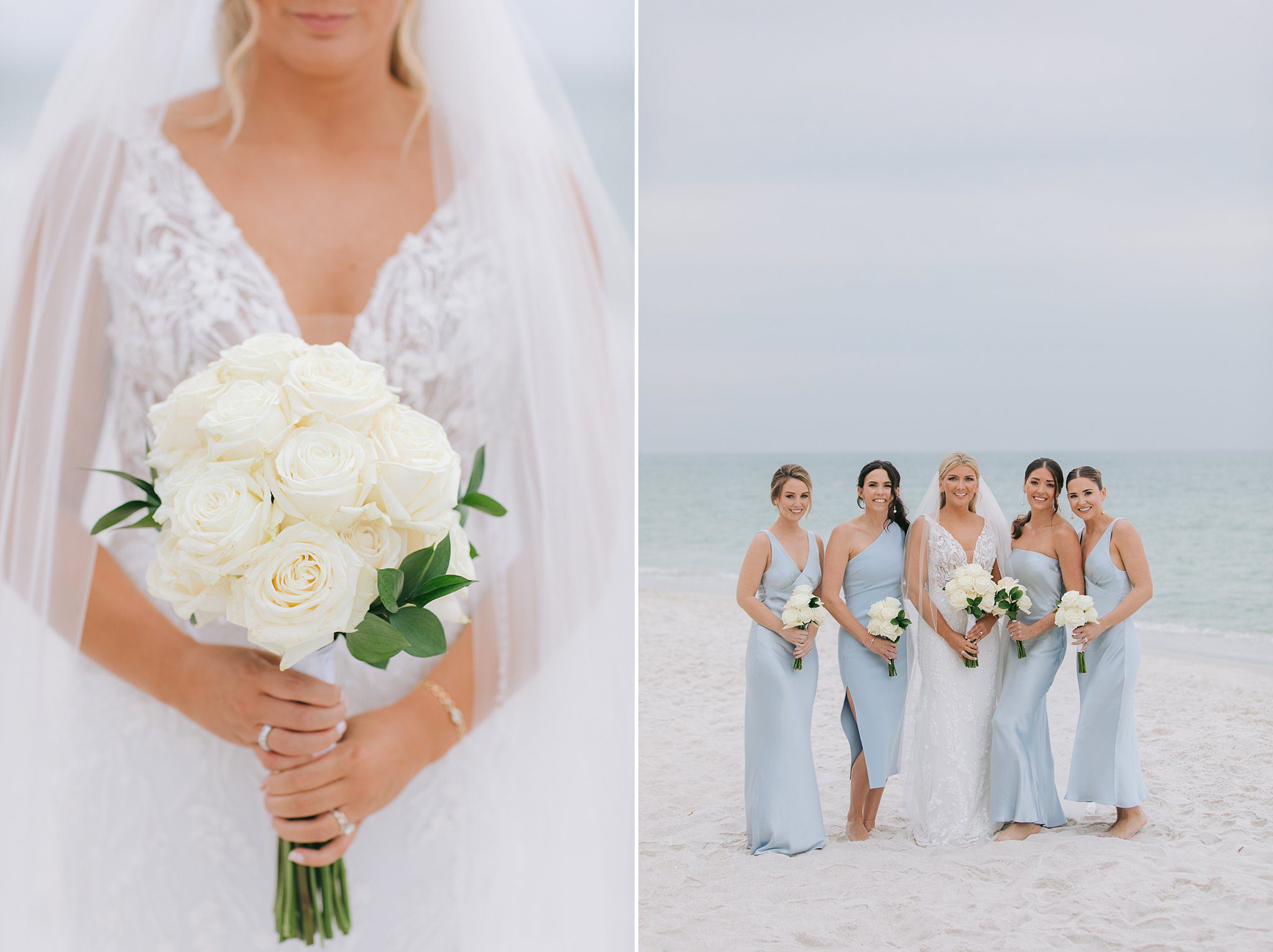 la playa Naples wedding set free photography