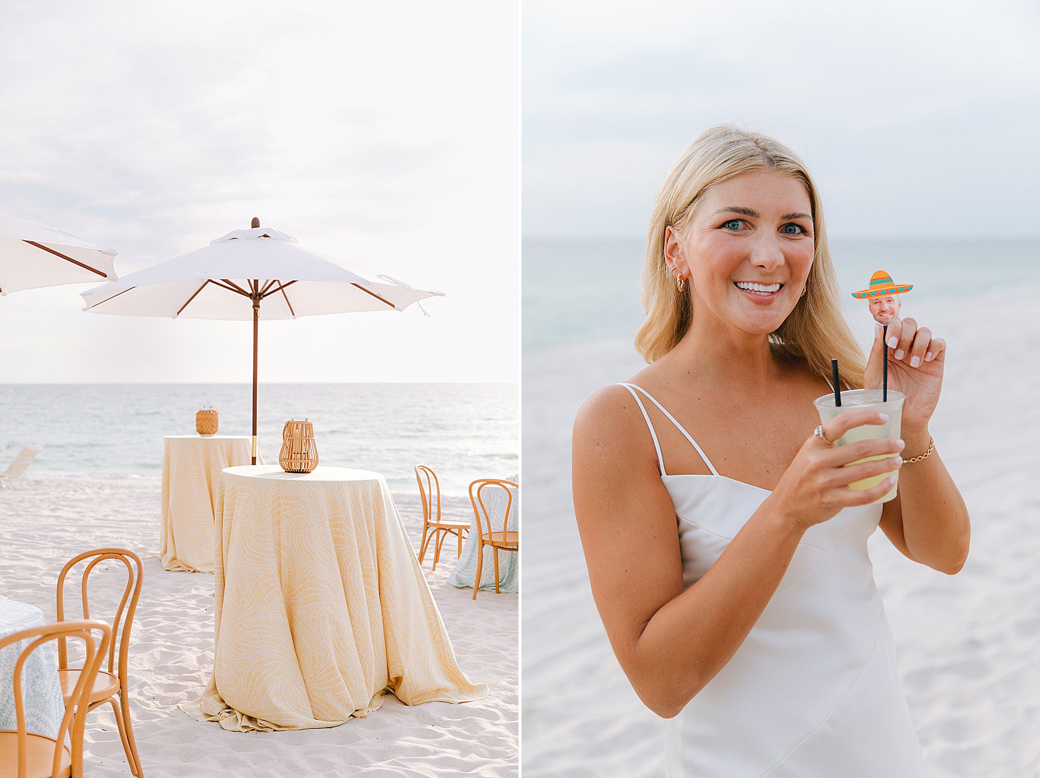 la playa Naples wedding set free photography