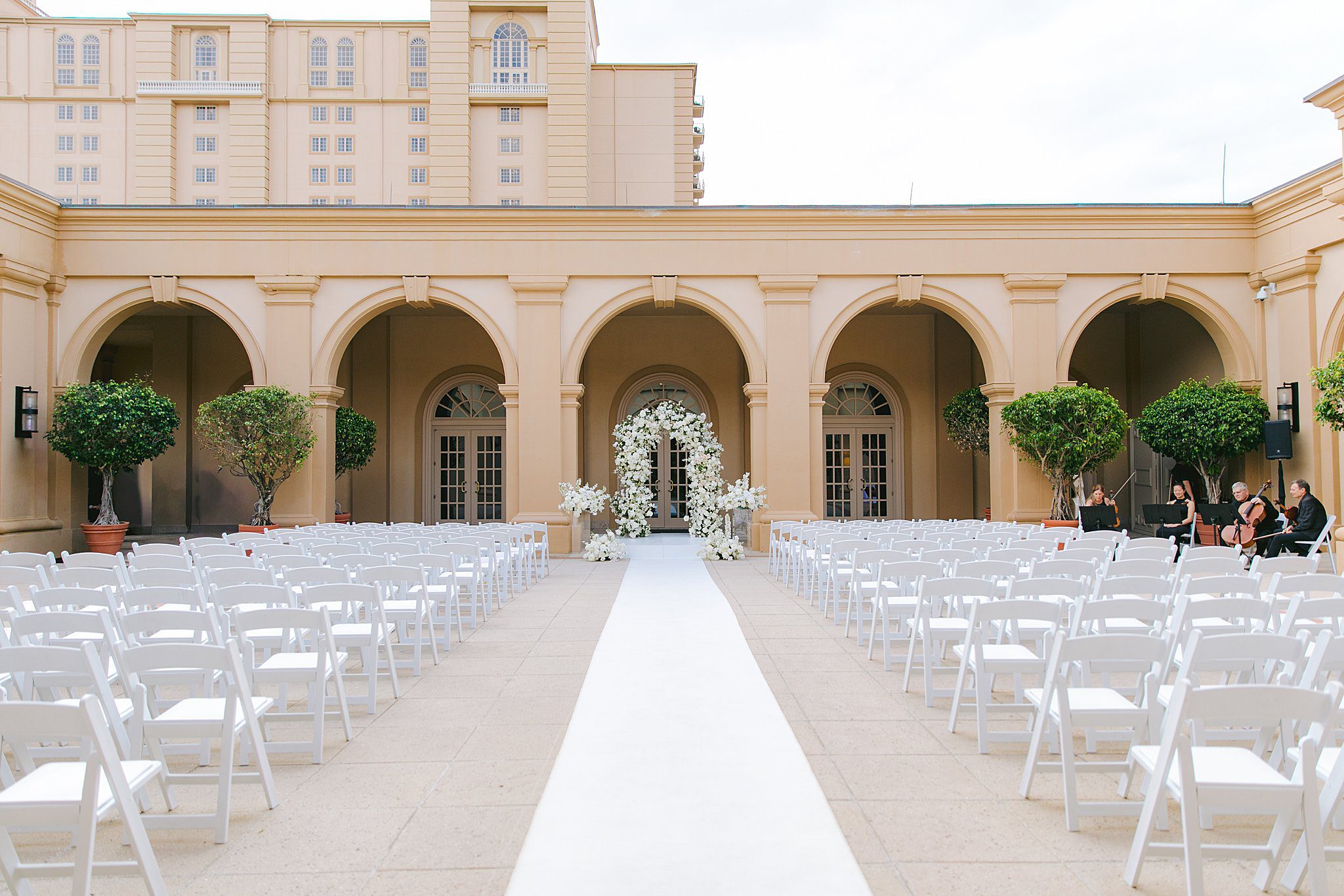 ritz-carlton ceremony space Vanderbilt courtyard