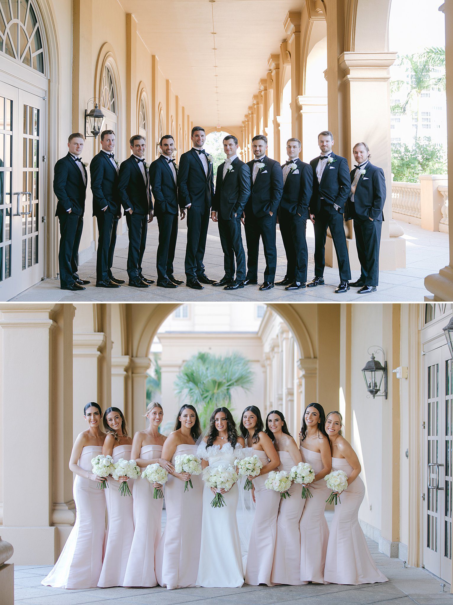 wedding party at The Ritz-Carlton Naples Florida