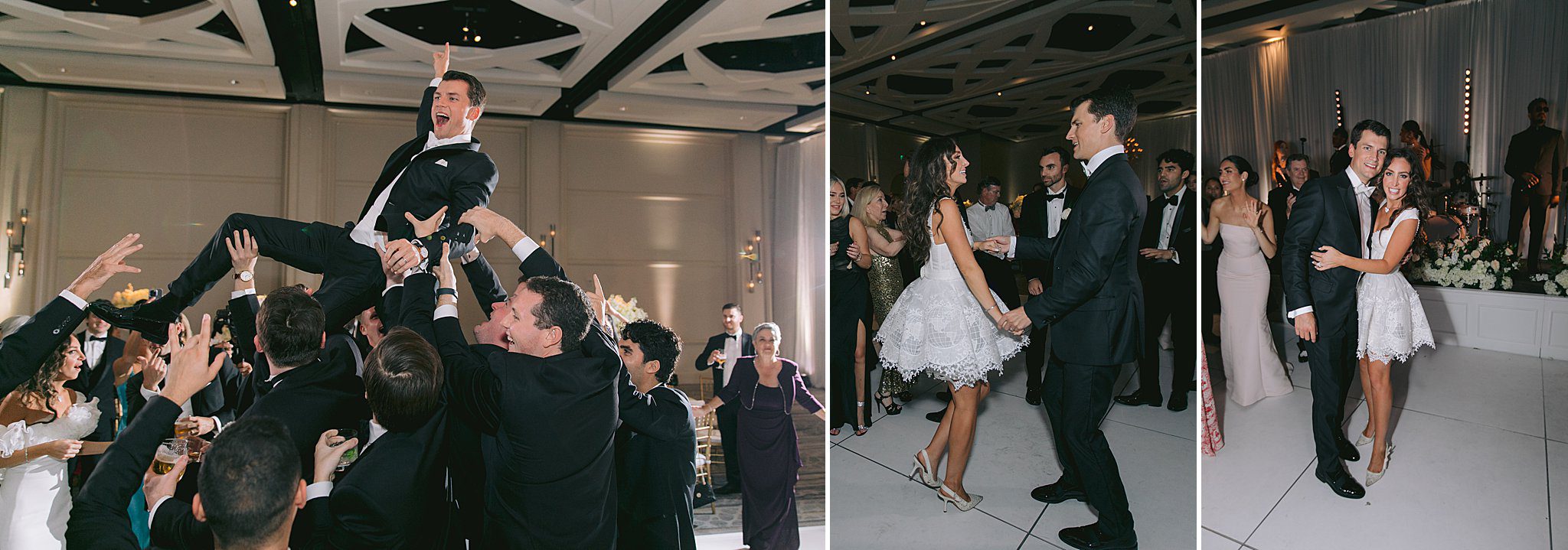 wedding reception in the Vanderbilt ballroom at The Ritz-Carlton Naples Florida
