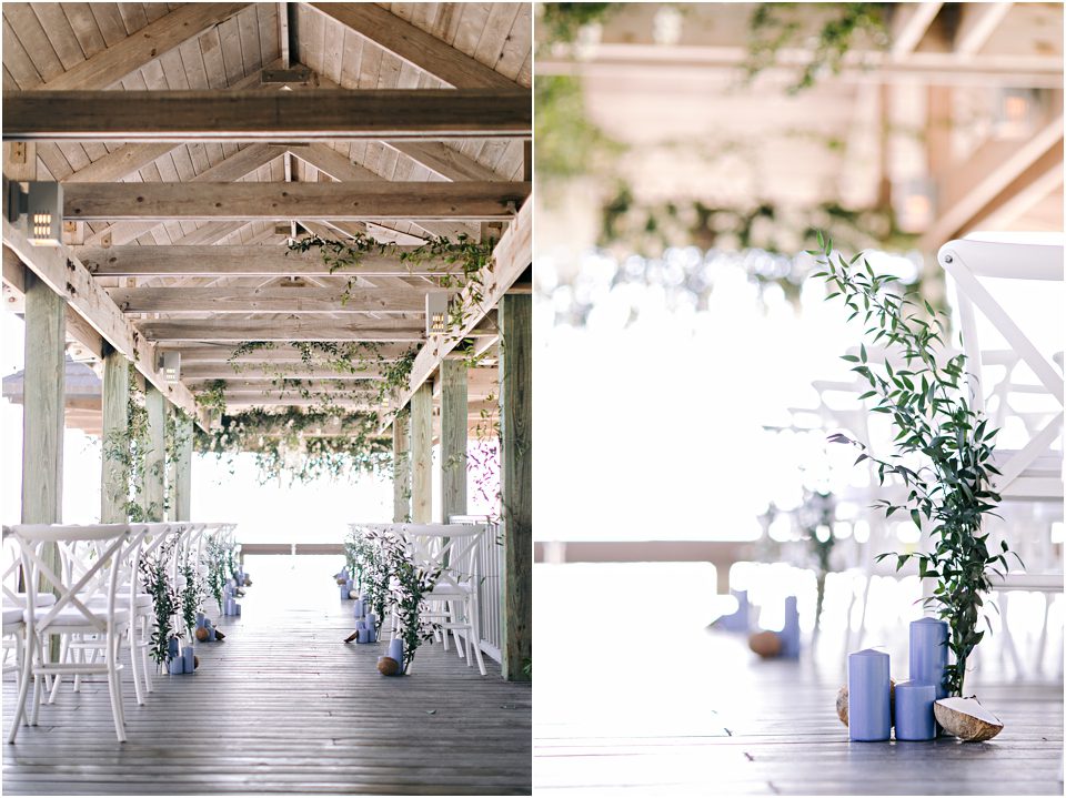 wedding ceremony decor Gasparilla Inn Boca Grande Florida wedding Set Free Photography Jet Set Wed Isn't She Lovely Florals