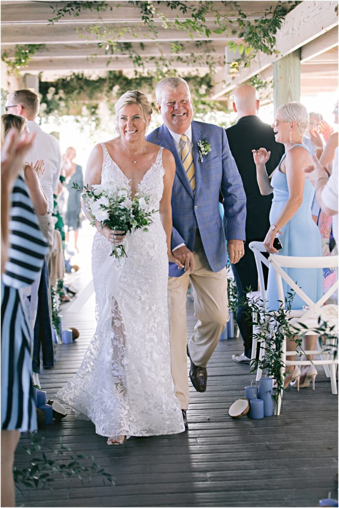 bride and groom wedding ceremony aisle set free Photography Boca Grande Gasparilla Inn