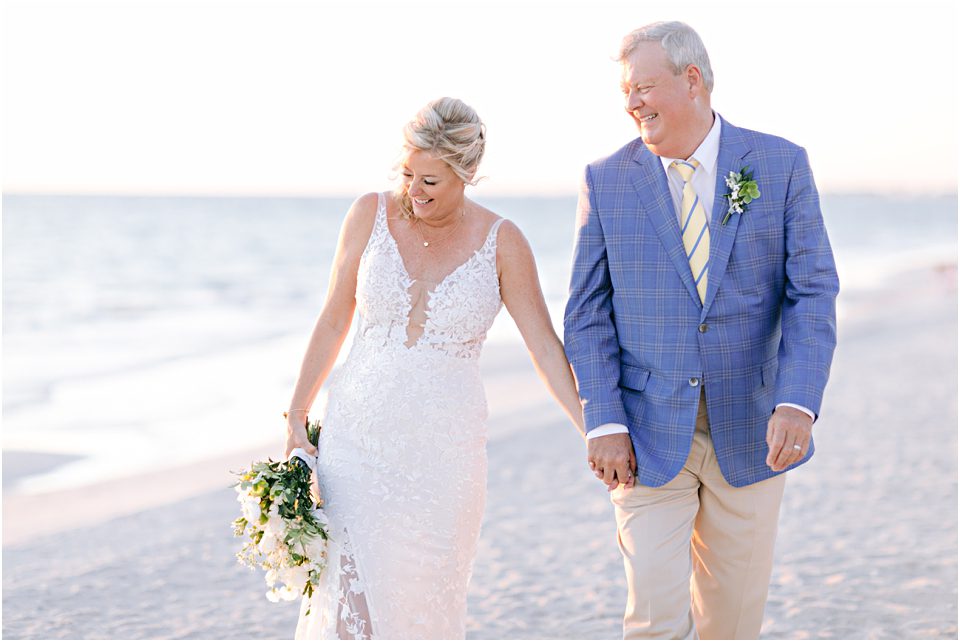 bride and groom beach wedding set free Photography Boca Grande Gasparilla Inn