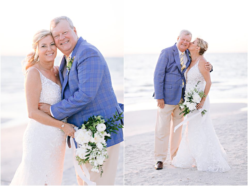 bride and groom beach wedding set free Photography Boca Grande Gasparilla Inn