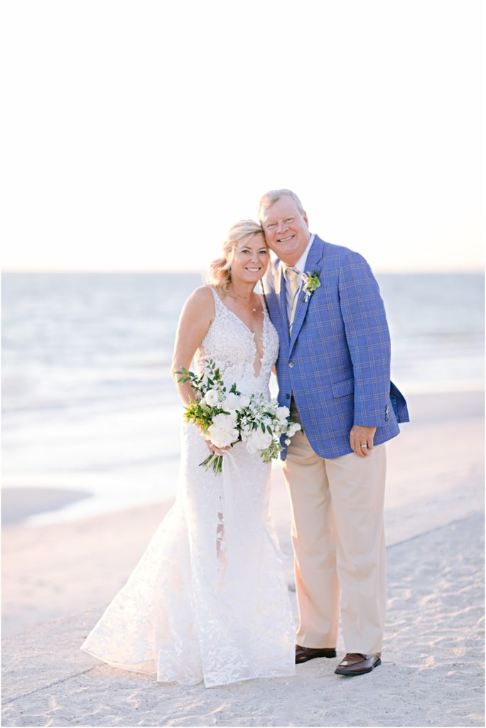 bride and groom beach wedding set free Photography Boca Grande Gasparilla Inn