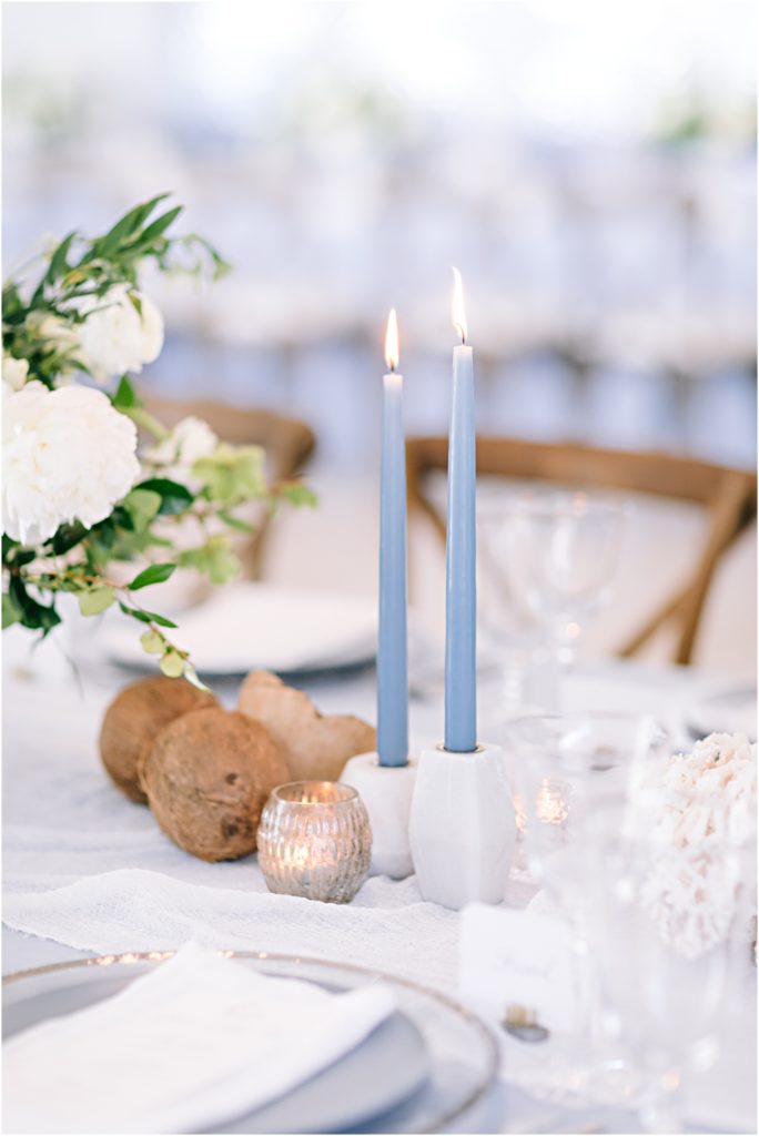 beach wedding reception decor tropical set free Photography Boca Grande Gasparilla Inn