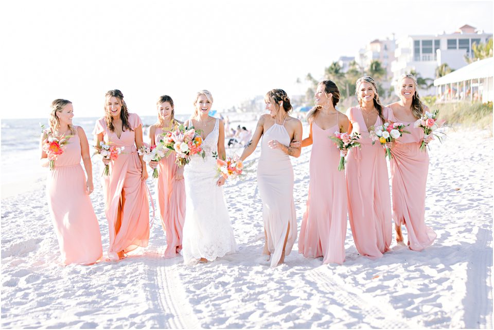 naples beach hotel wedding set free photography