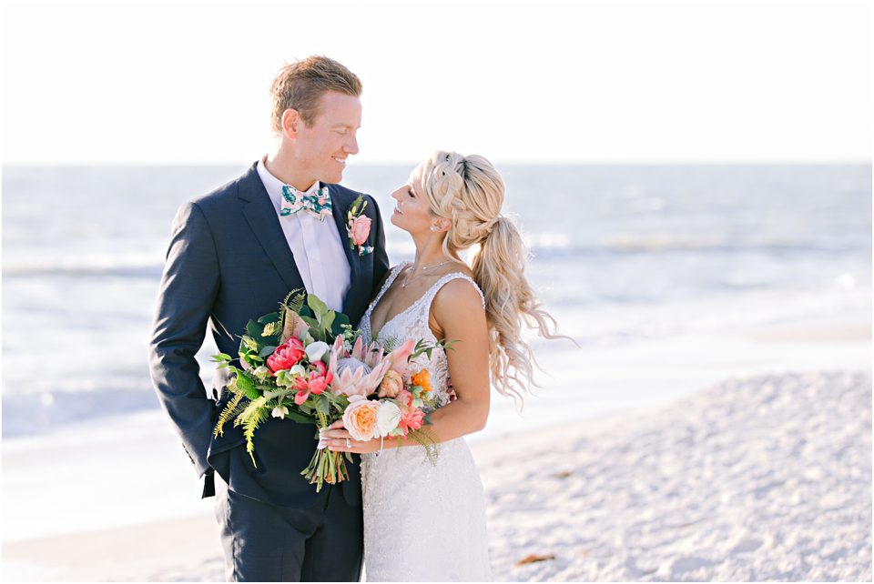 naples beach hotel wedding set free photography