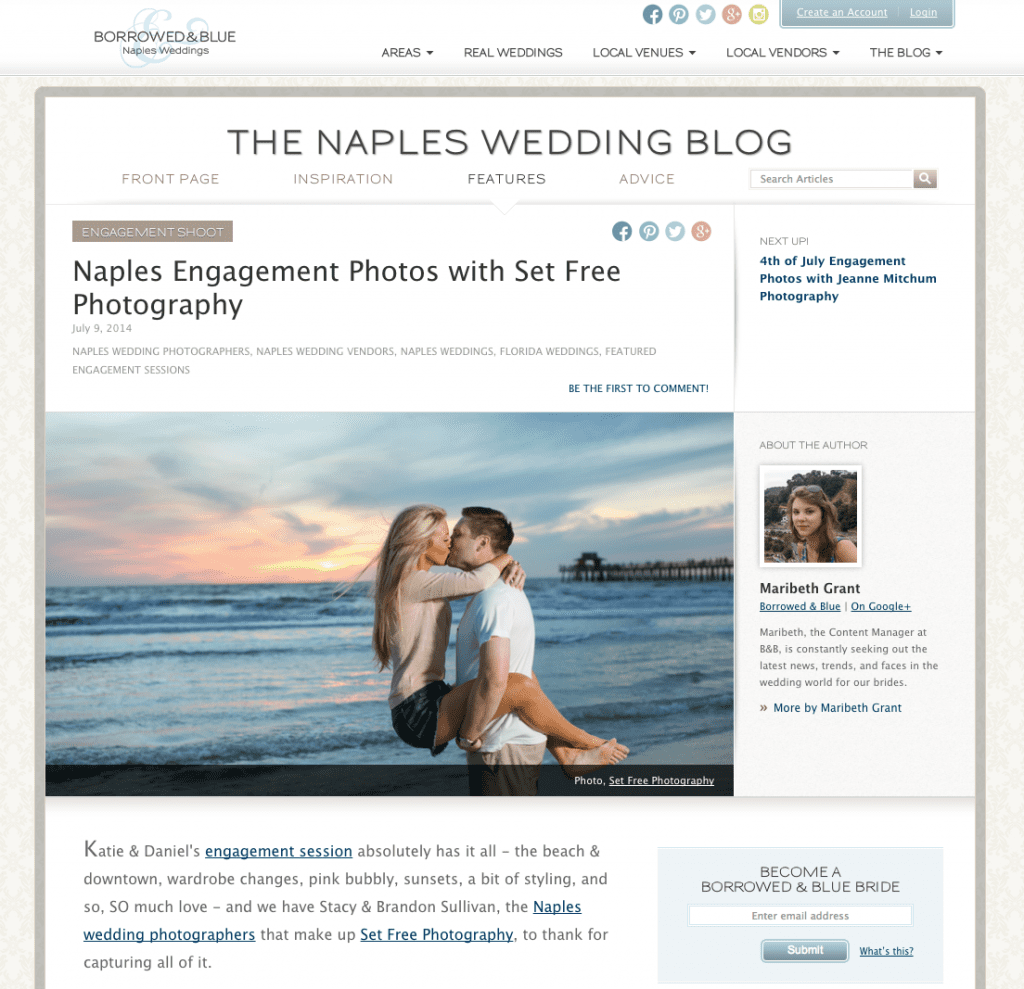 Naples Wedding Photographer set free photography borrowed and blue naples beach wedding engagement