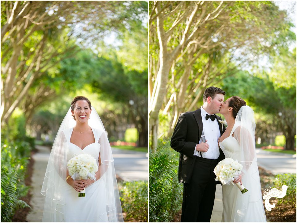 bride and groom miromar lakes set free photography