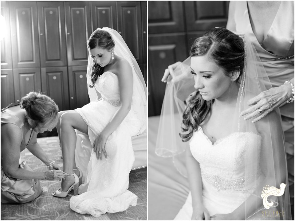 black and white bride getting dressed set free photography naples